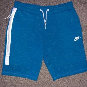 Nike Tech Fleece Shorts Blue MENS MEDIUM
